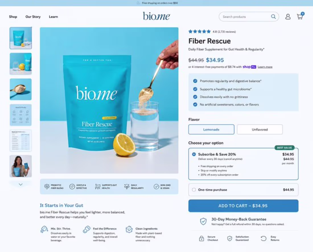 Cover image for A high-converting product page is