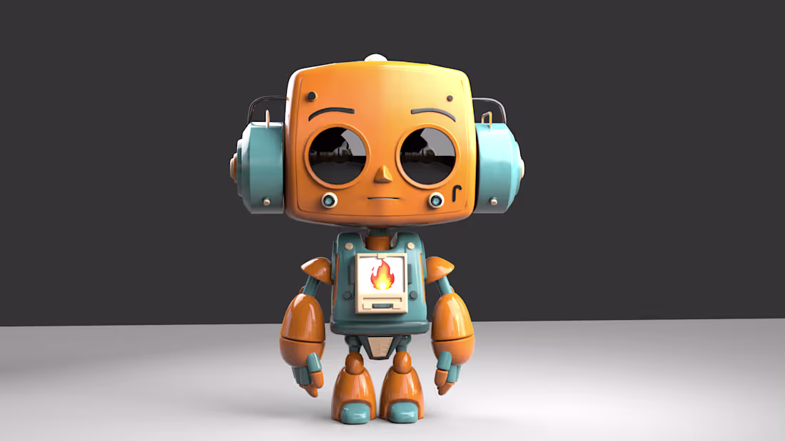 Cover image for Cute Robot Character & Animation