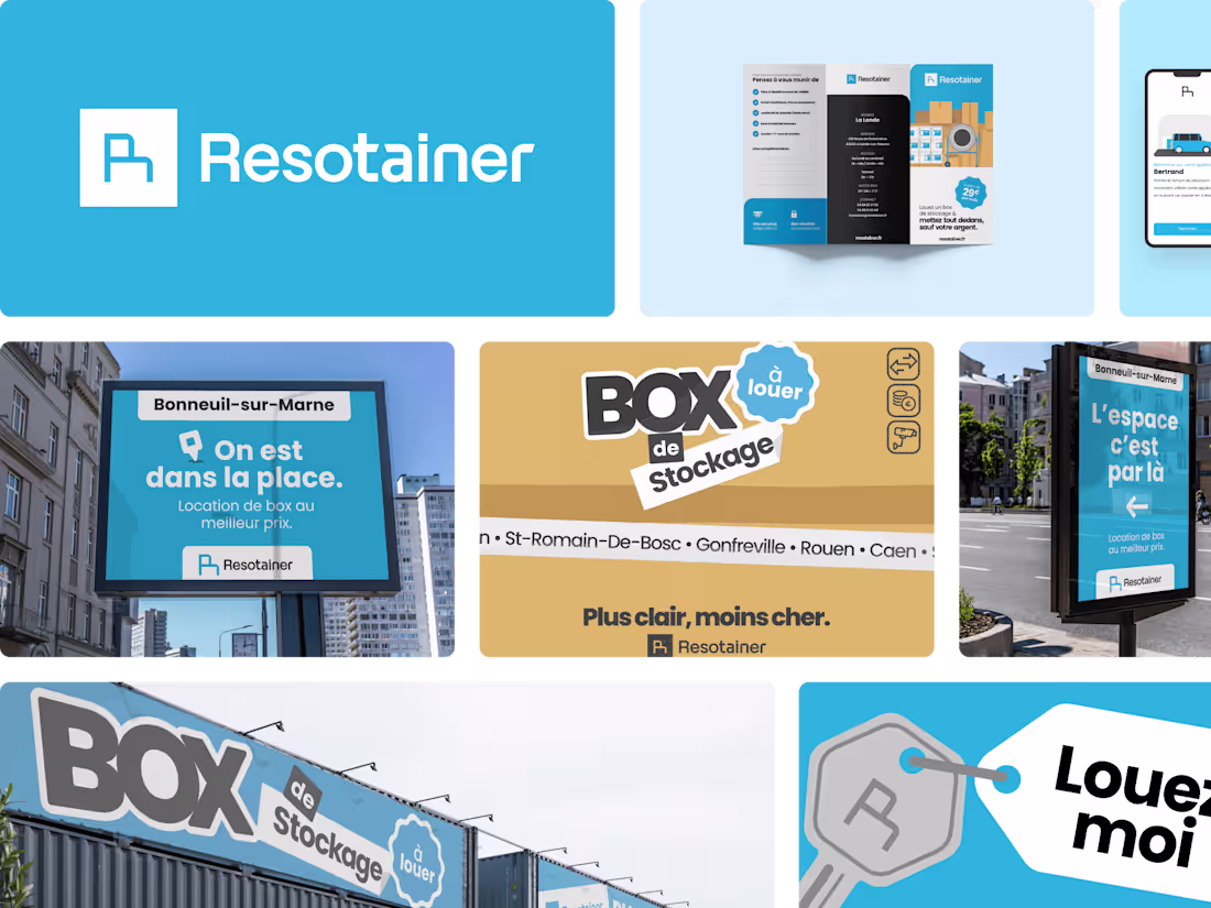 Cover image for A new visual identity for a French self-stockage provider