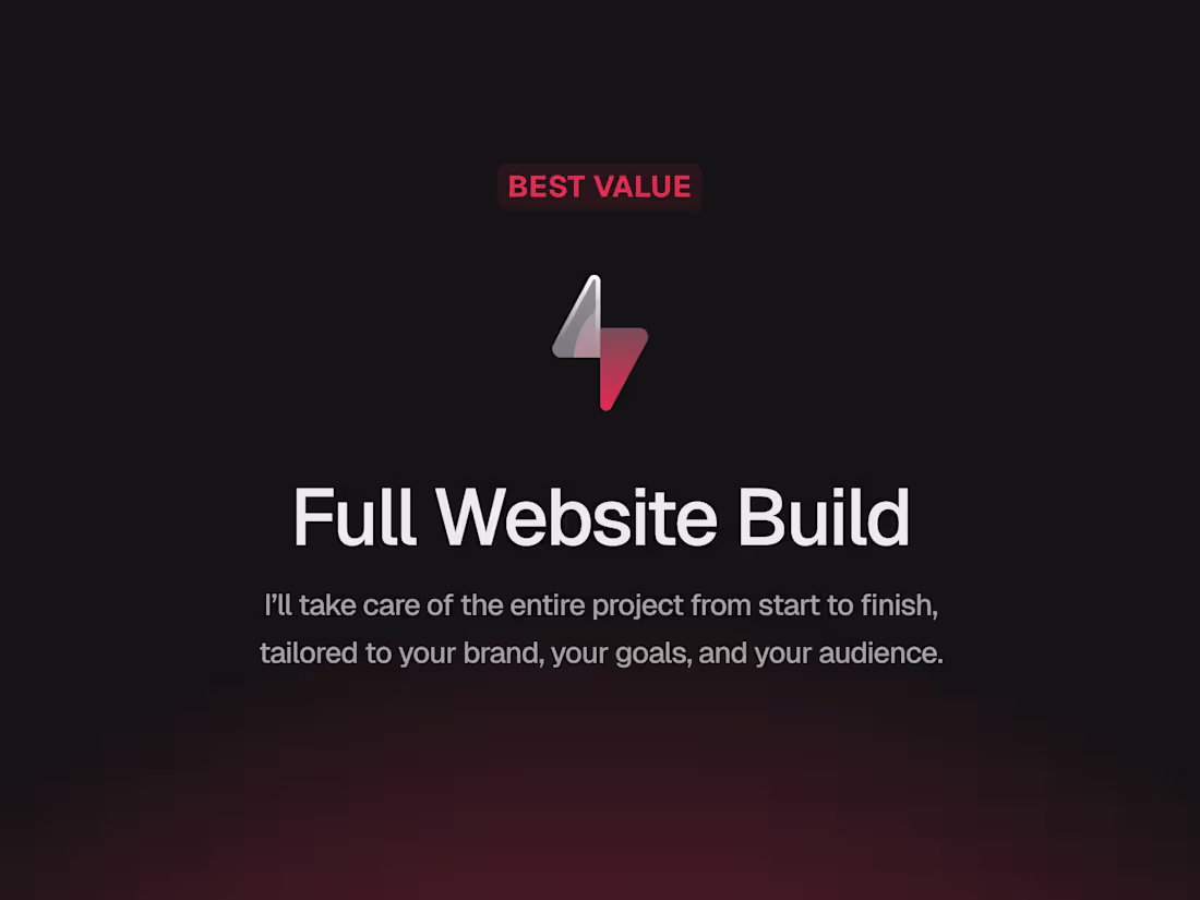 Cover image for Full Website Build
