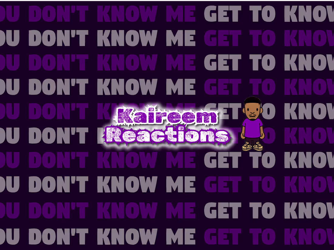 Cover image for Kaireem Reactions : YouTube Channel Graphic Design/Video Editing