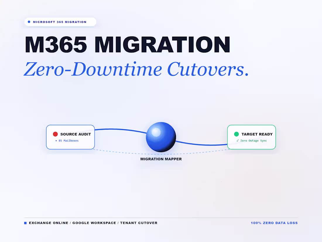 Cover image for Turnkey Microsoft 365 Mailbox & Identity Migration