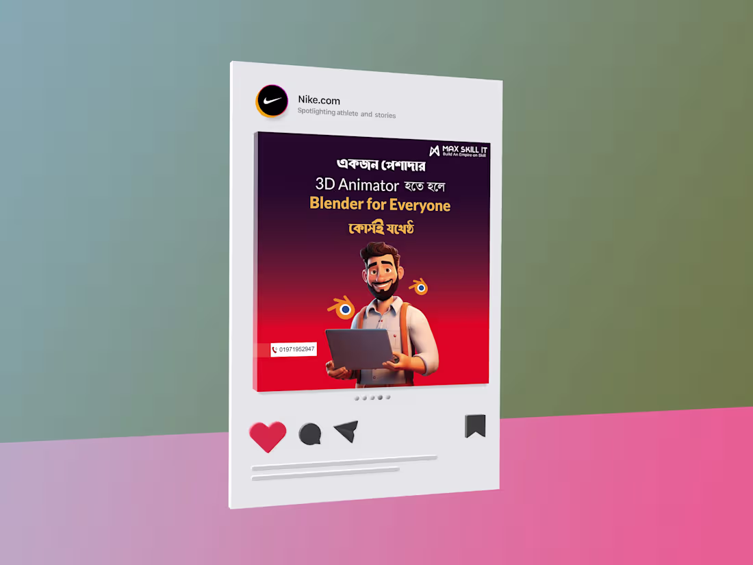 Cover image for Soical media post design