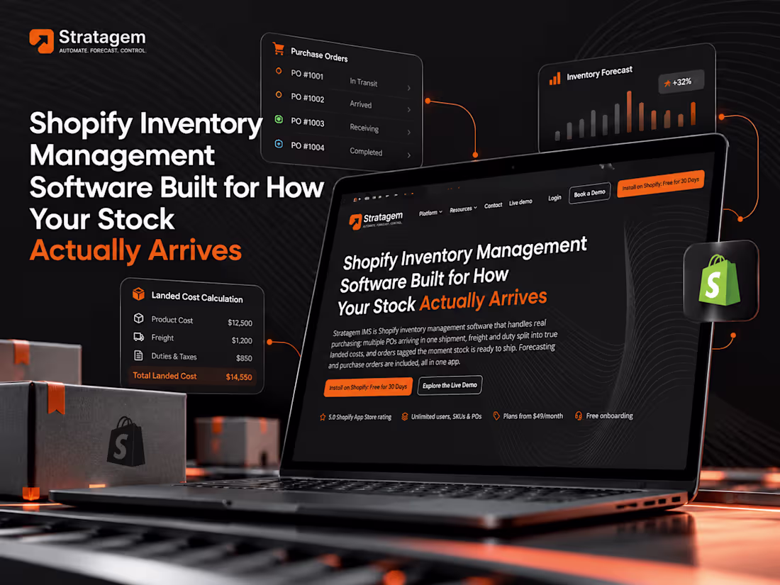 Cover image for Stratagem IMS | Shopify Inventory Management Automation