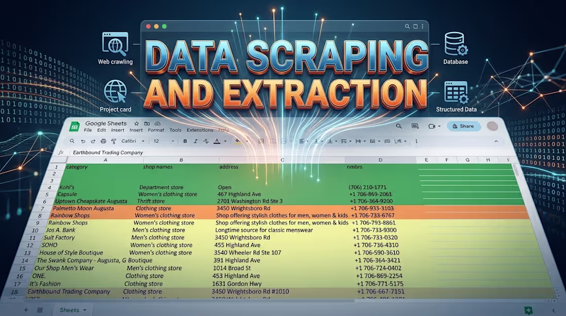 Cover image for Data Scrapping & Extraction