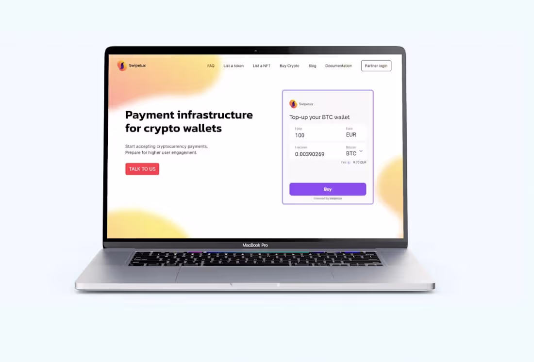 Cover image for SWIPELUX Crypto Exchange Platform with Card Payment Integration