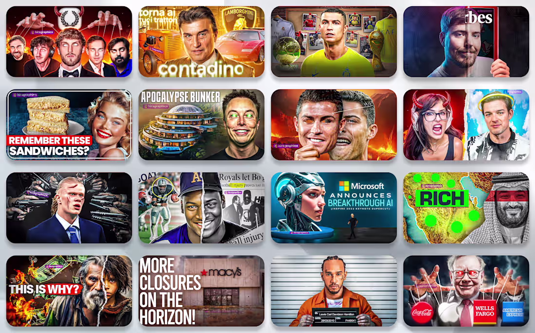 Cover image for YOUTUBE THUMBNAIL DESIGN