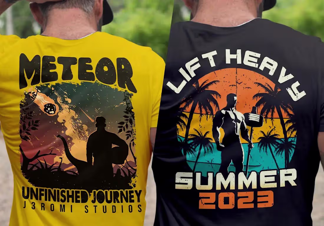 Cover image for Custom Retro T-shirt Design - Vector T-shirt Graphic