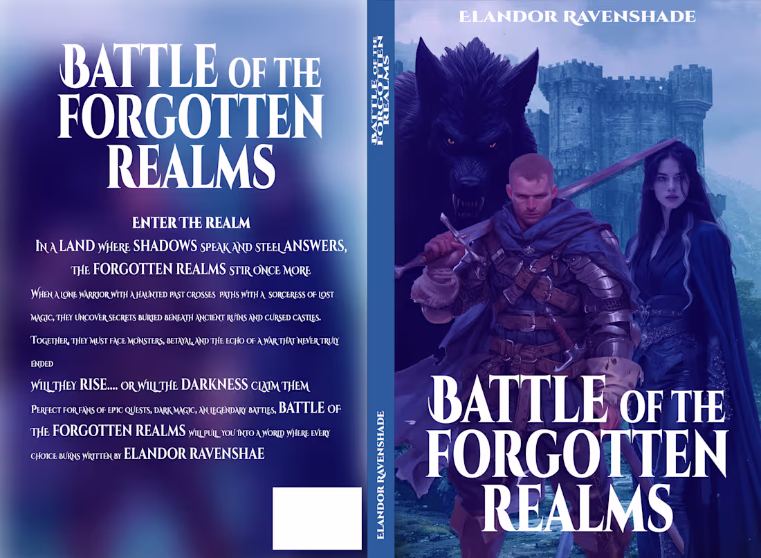 Cover image for Fantasy Book Cover Design Description Step into the world of...