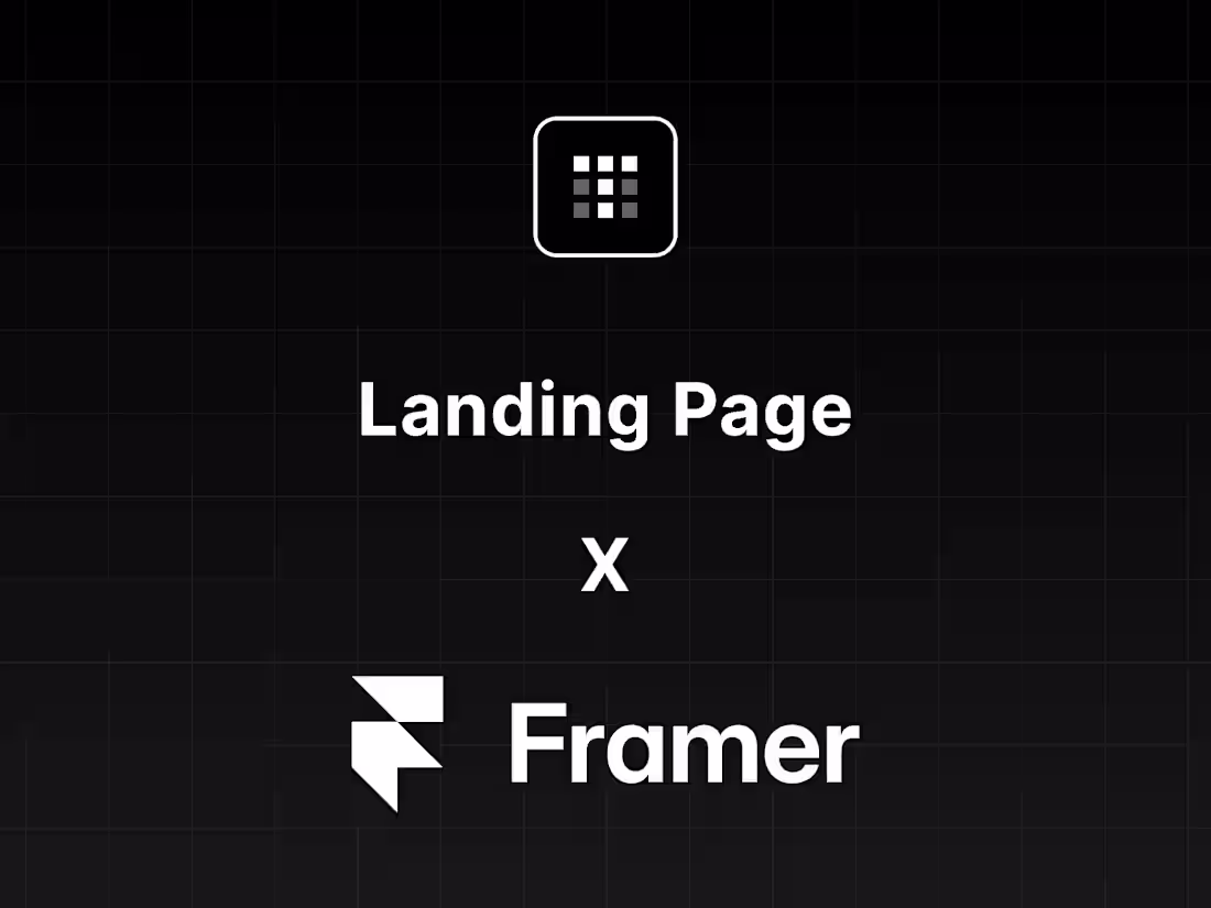 Cover image for Framer Landing Page in 3 Days