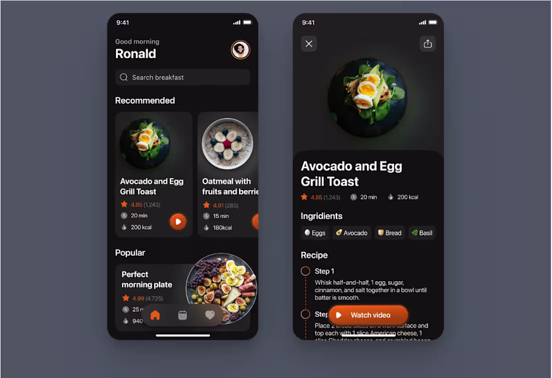Cover image for Food Delivery Concept App –