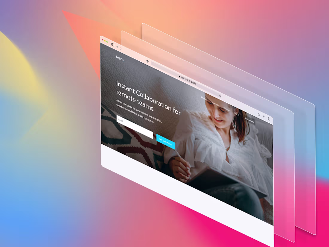 Cover image for Team Website - Landing Page + Webflow Development