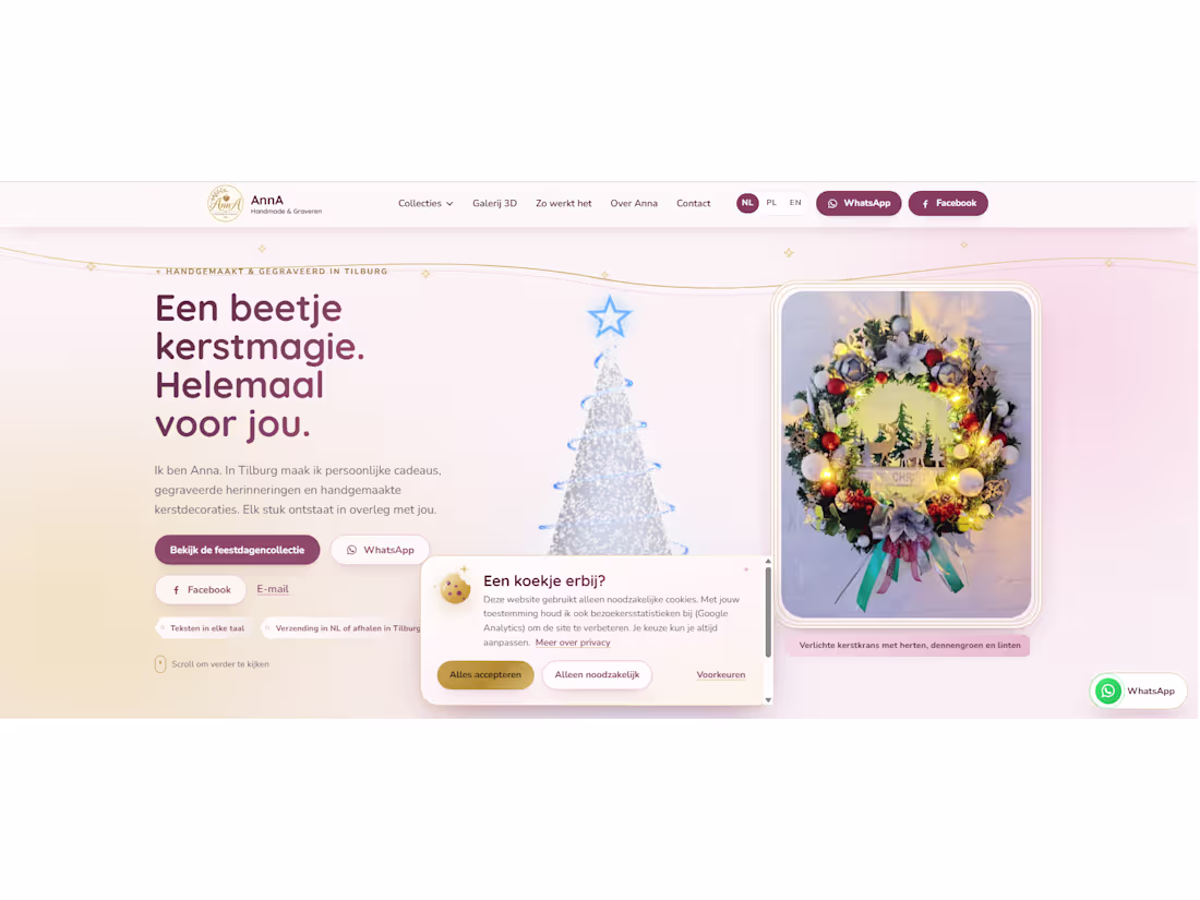 Cover image for AnnA Handmade — Multilingual Website & Google Setup