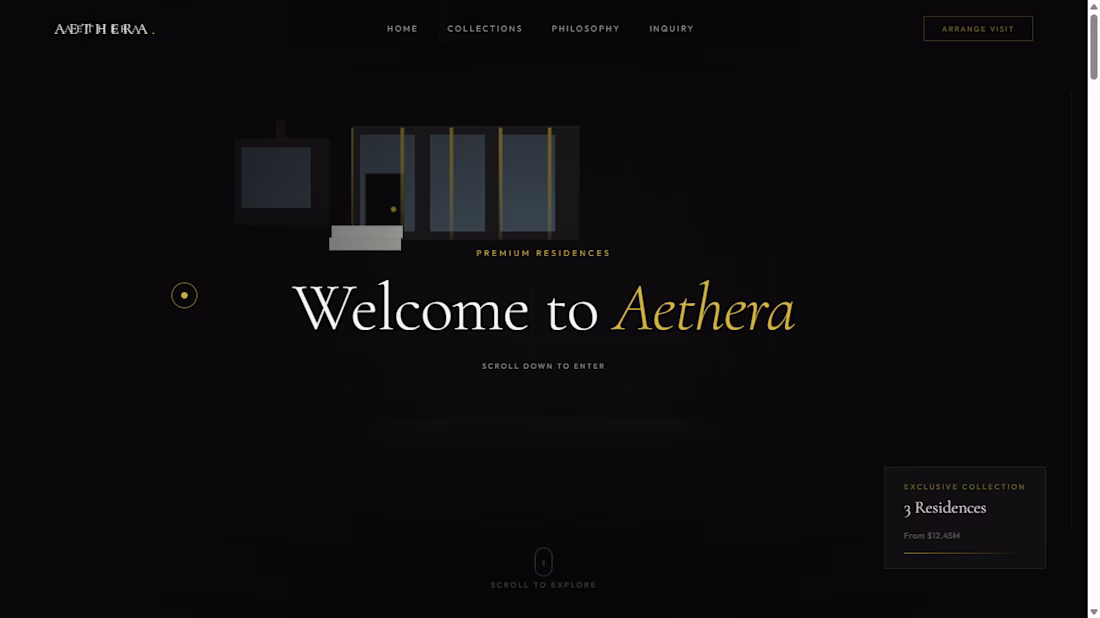 Cover image for Premium real estate landing page