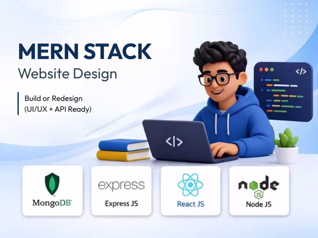 Cover image for Build a MERN Stack Website or Web Application