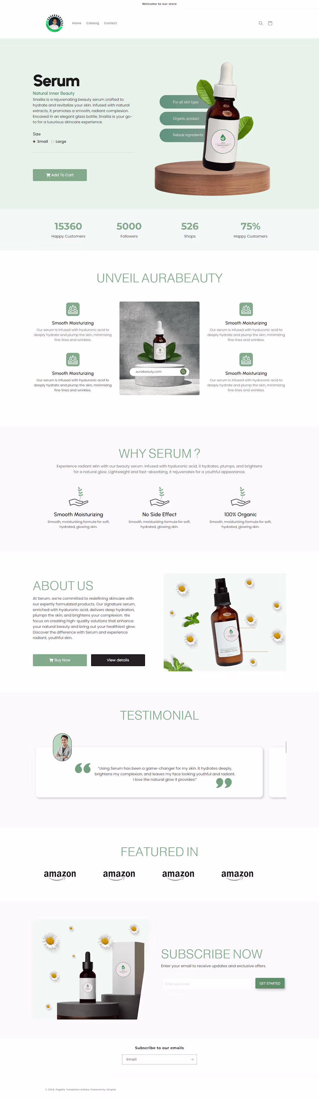 Cover image for Shopify Beauty One Product Store Using Pagefly