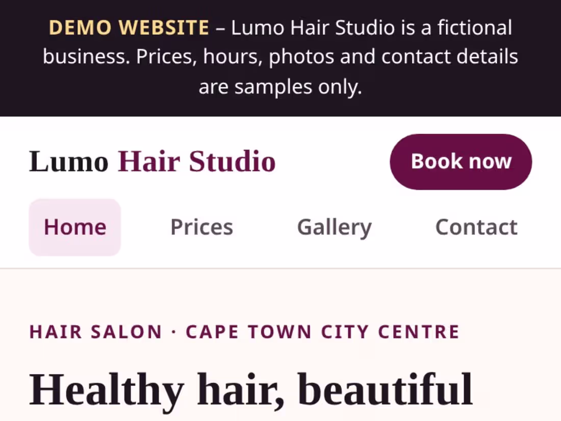 Cover image for Small Business Website, 3–5 Pages, Mobile-First