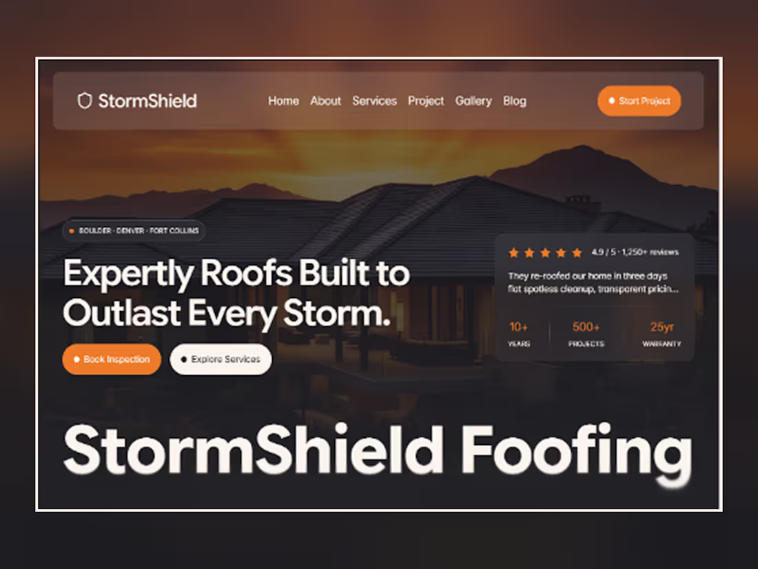 Cover image for StormShield – Premium Roofing &