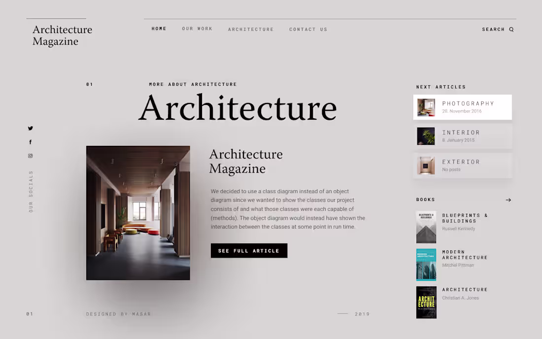 Cover image for Architecture 00 — Editorial Concept