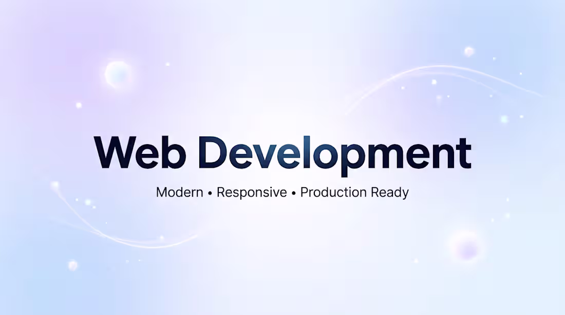 Cover image for Web Development