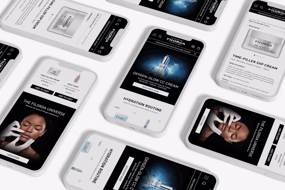 Cover image for Filorga Web Rebrand Design