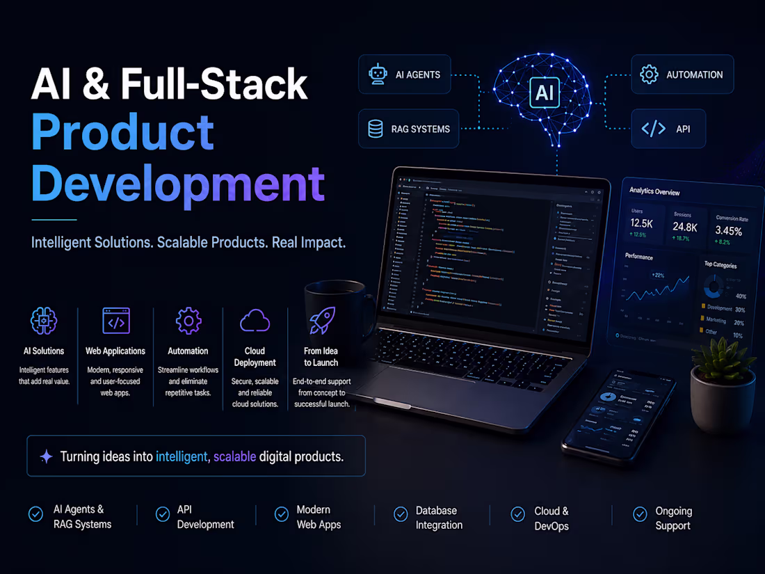 Cover image for AI & Full-Stack Product Development