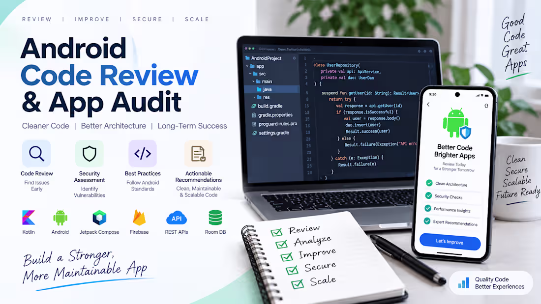 Cover image for Android Code Review & Technical App Audit