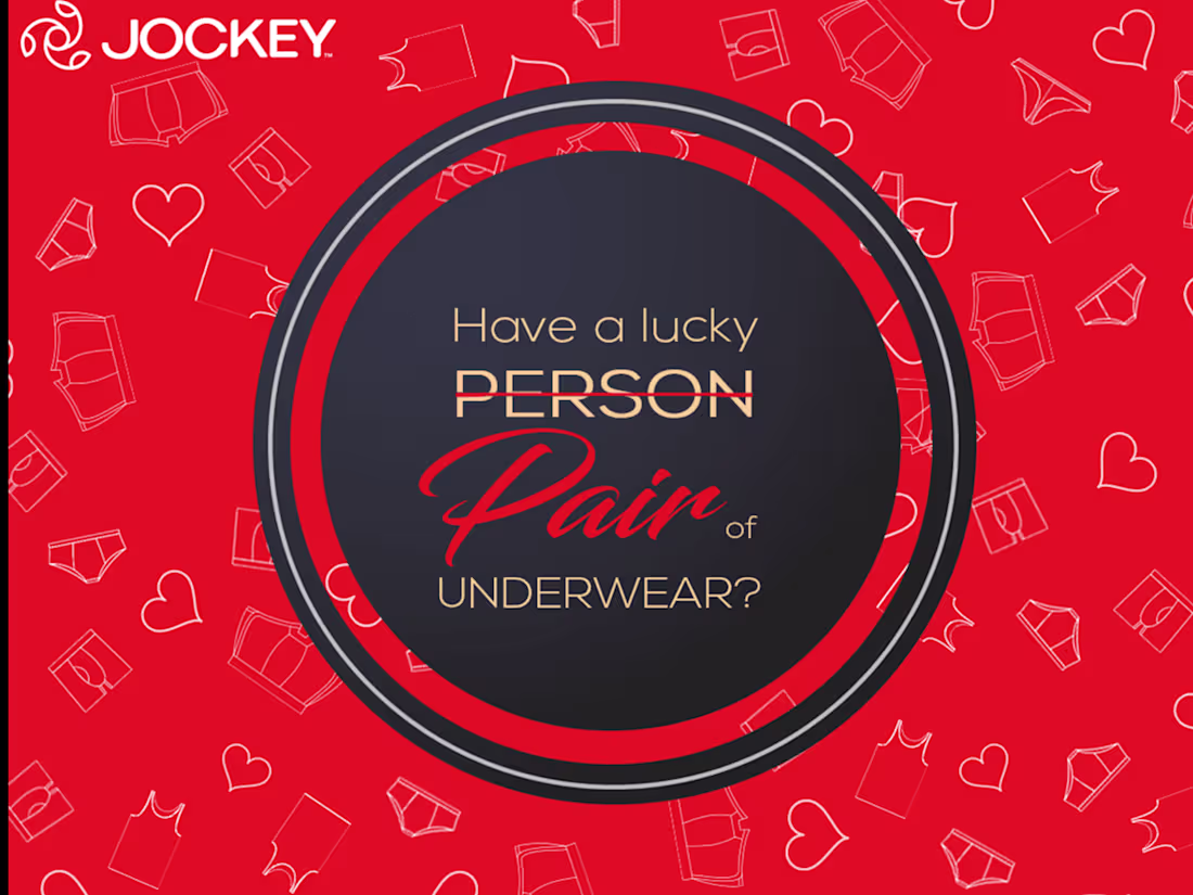 Cover image for Jockey Valentine Campaign