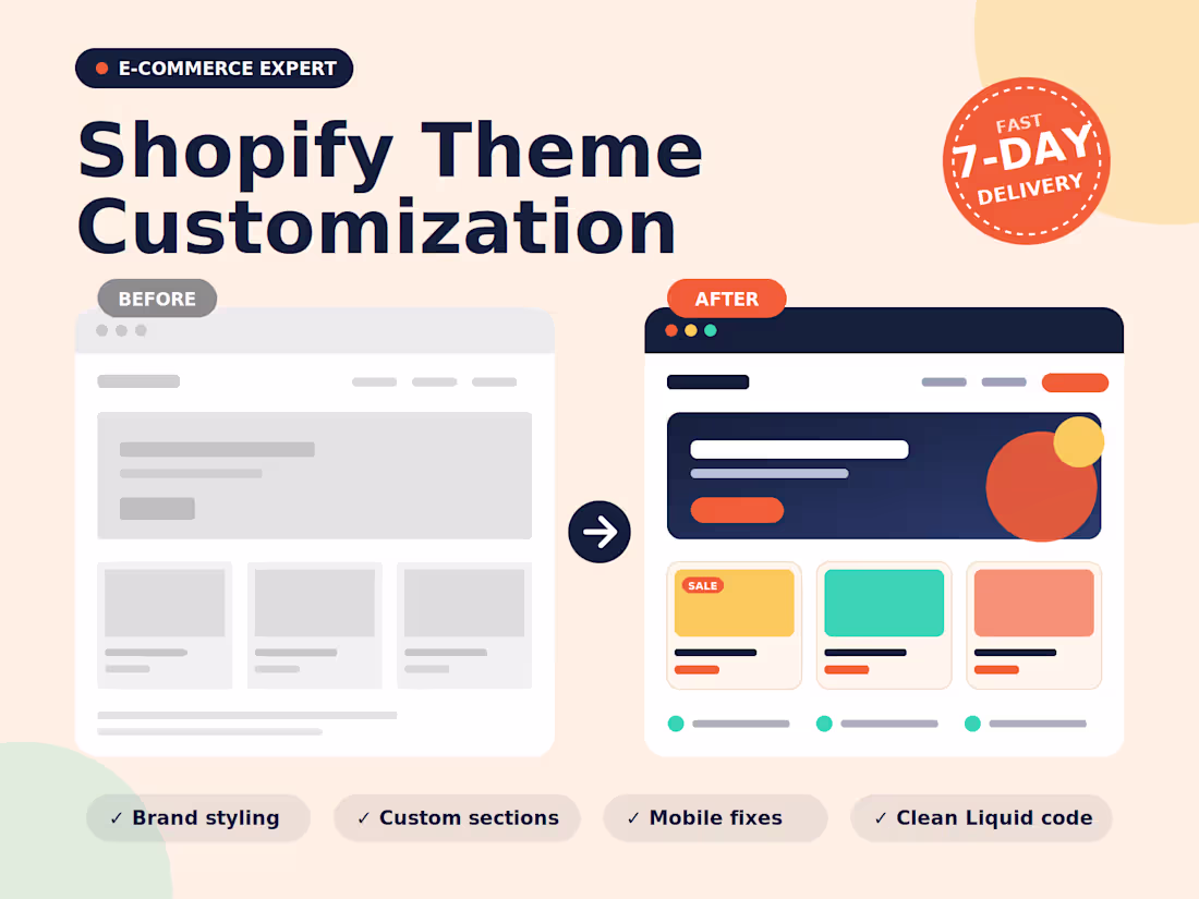 Cover image for Shopify Theme Customization: Make Your Store Stand Out