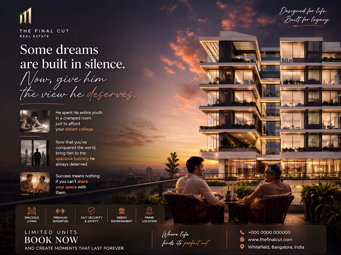 Cover image for A high-end real estate advertising