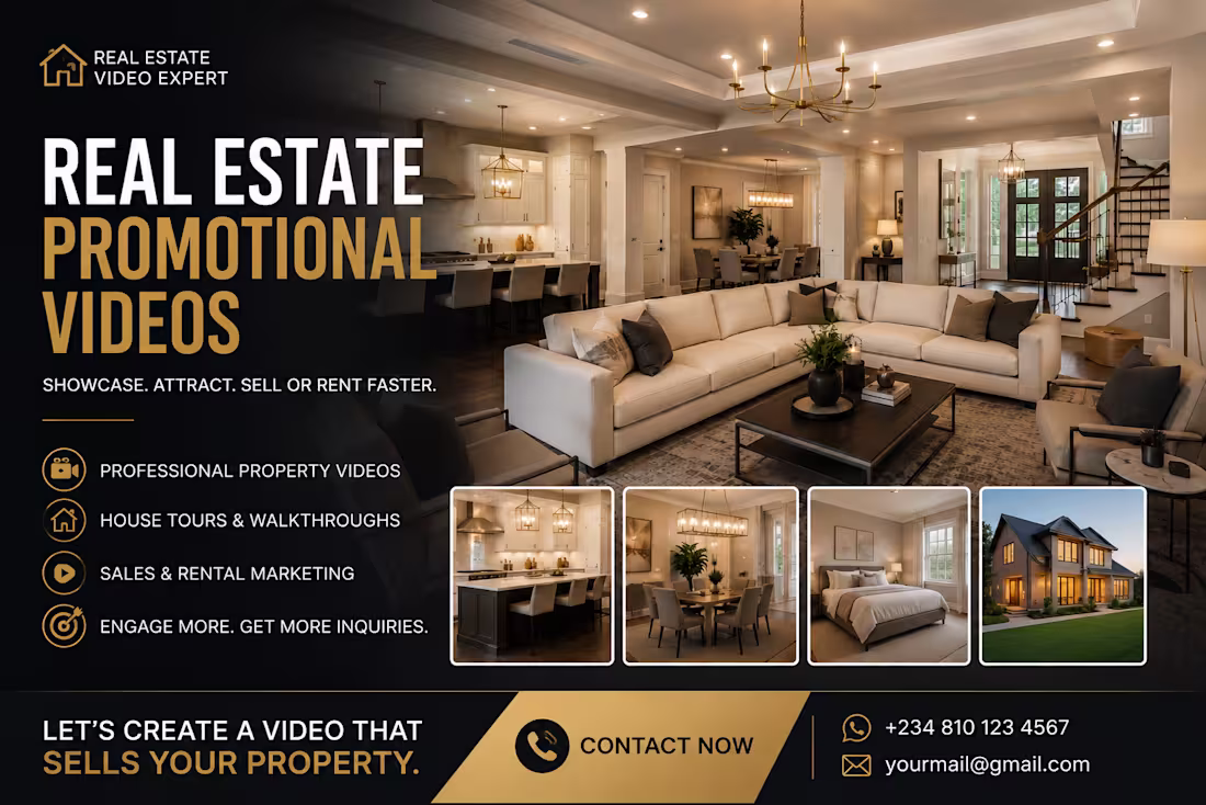 Cover image for Estate Video | Property Listing, House Tour & Promotional Video