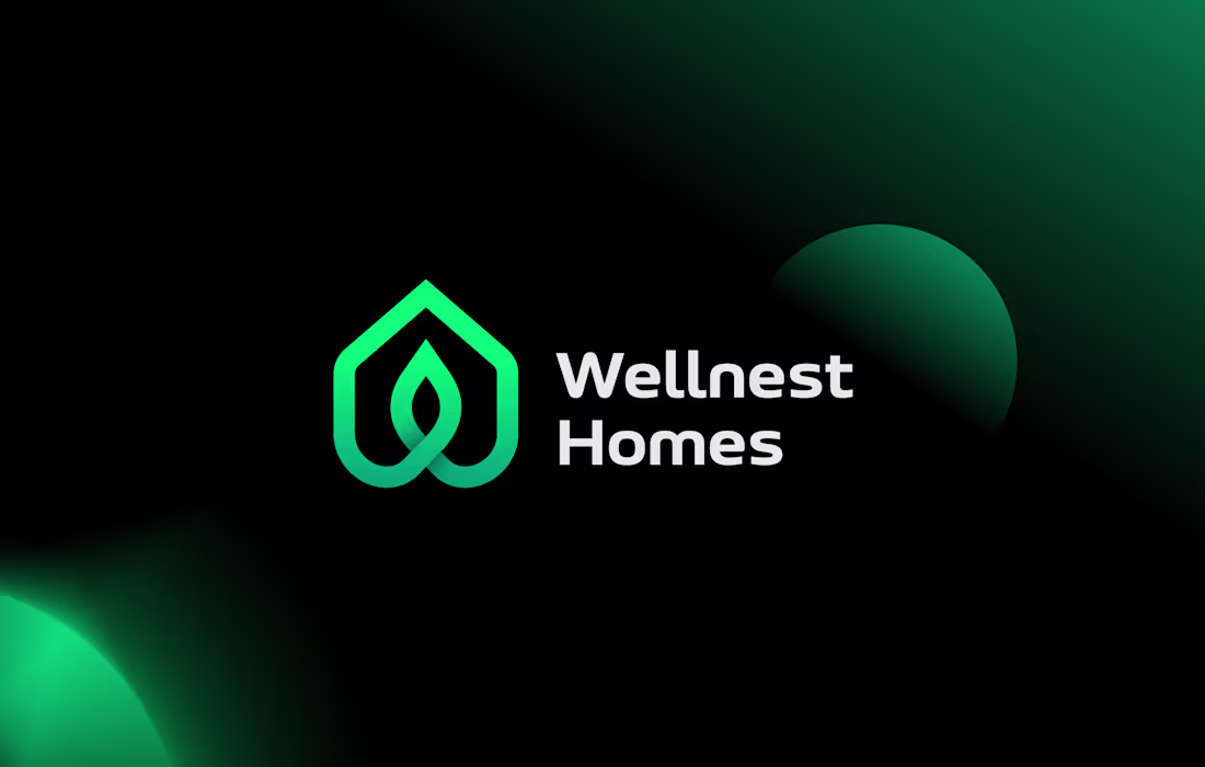 Cover image for Wellnest Homes. Modern W letter abstract real estate logo co...