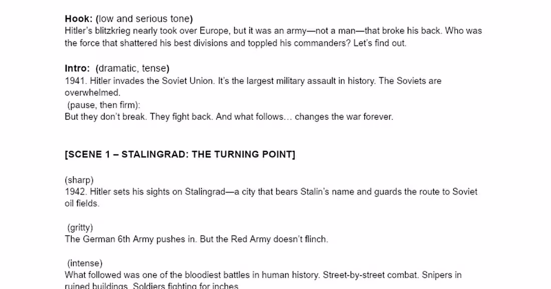Cover image for The Army That Ended Empires: A Yarnhub Script