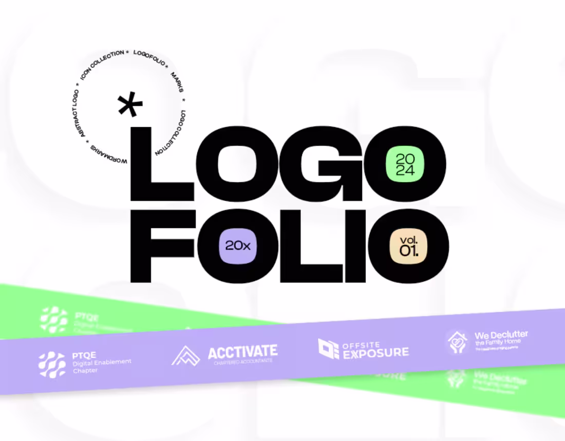 Cover image for Logofolio | 2024 | Vol . 01