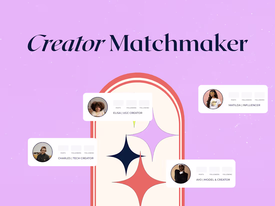 Cover image for Creator & Influencer Scouting | Creator Matchmaker