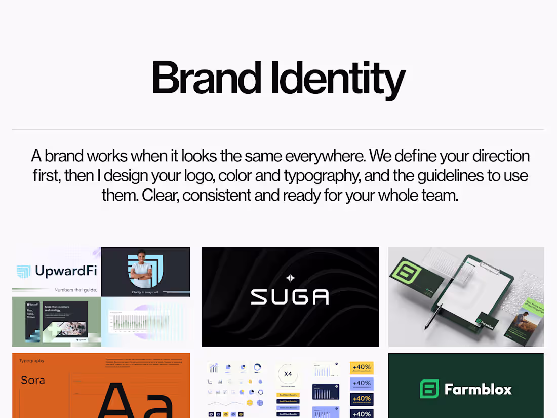 Cover image for Brand Identity + Guidelines