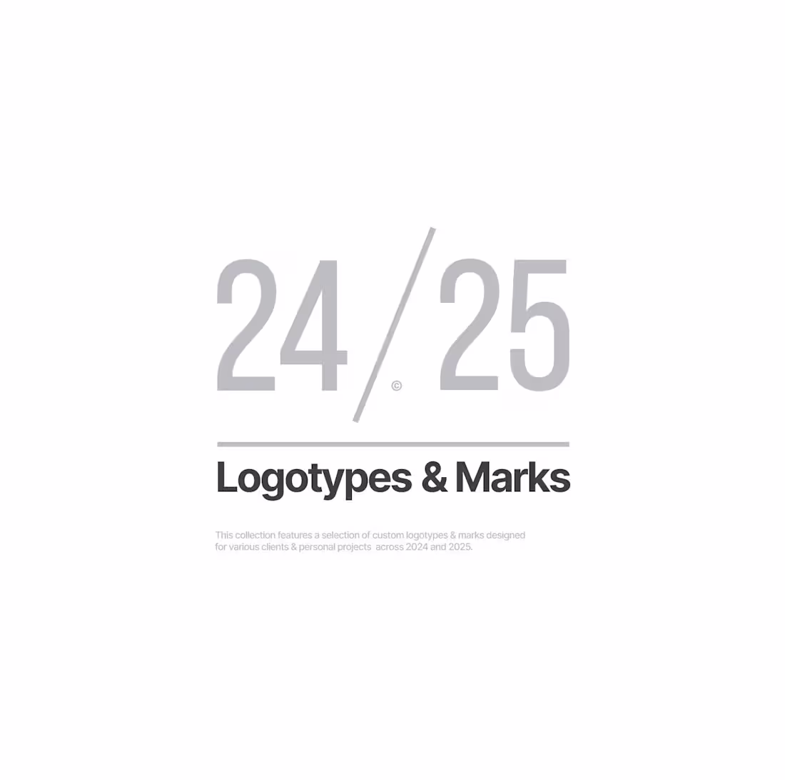 Cover image for Logotypes & Marks Collection 24/25
