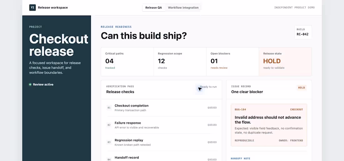 Cover image for Checkout Release QA: Blocker Detection & Handoff