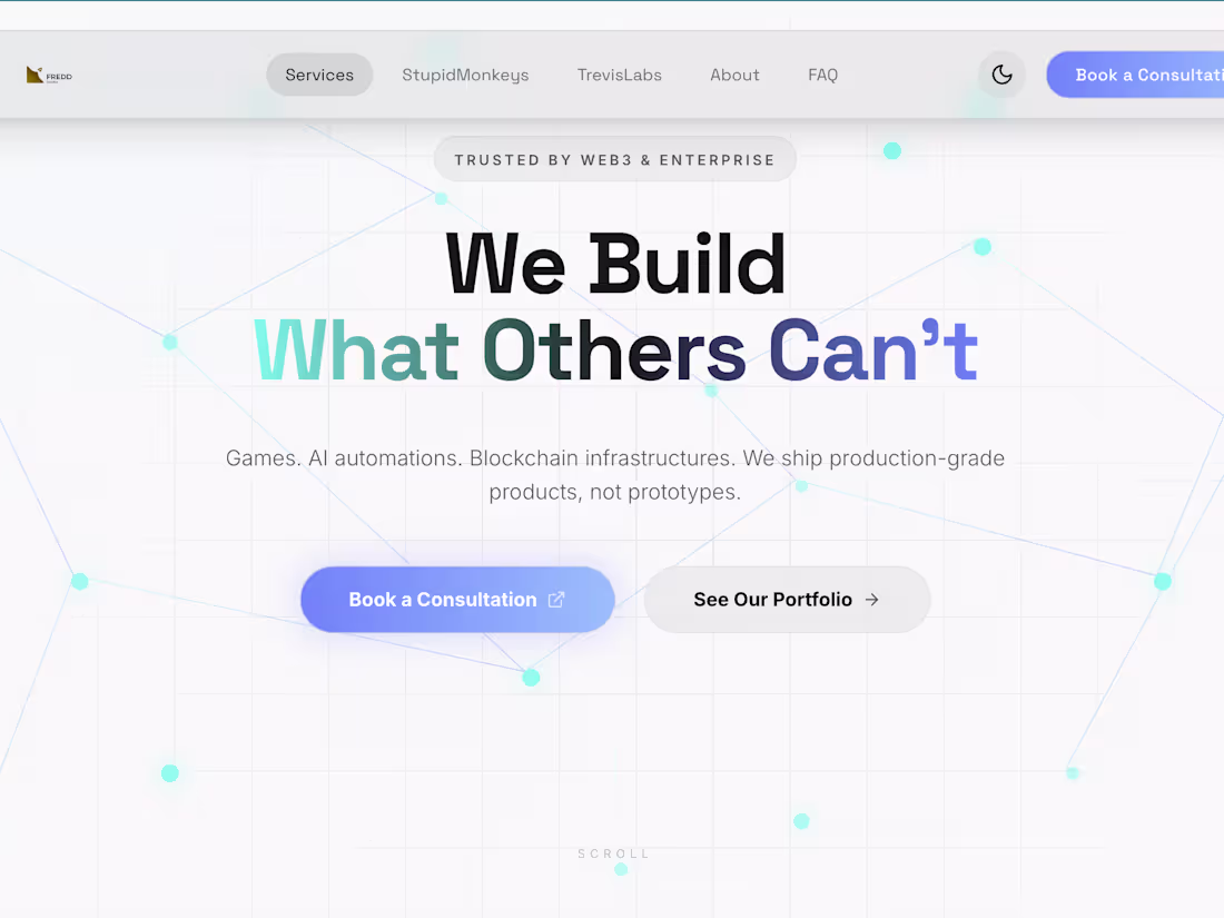Cover image for FREDD Studios | AI & Web3 Development