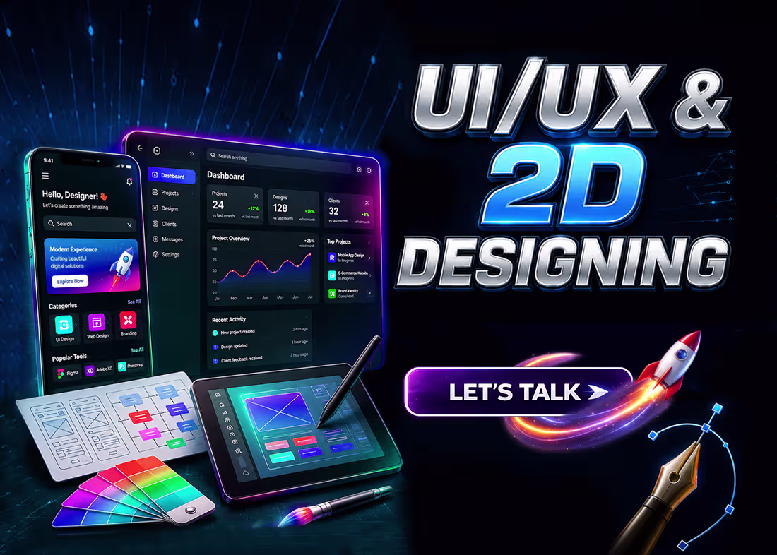Cover image for UI/UX & 2D Design 