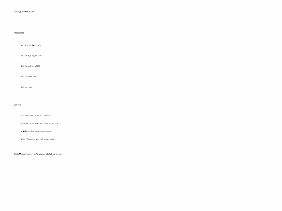 Cover image for Report preparation & data entry
I