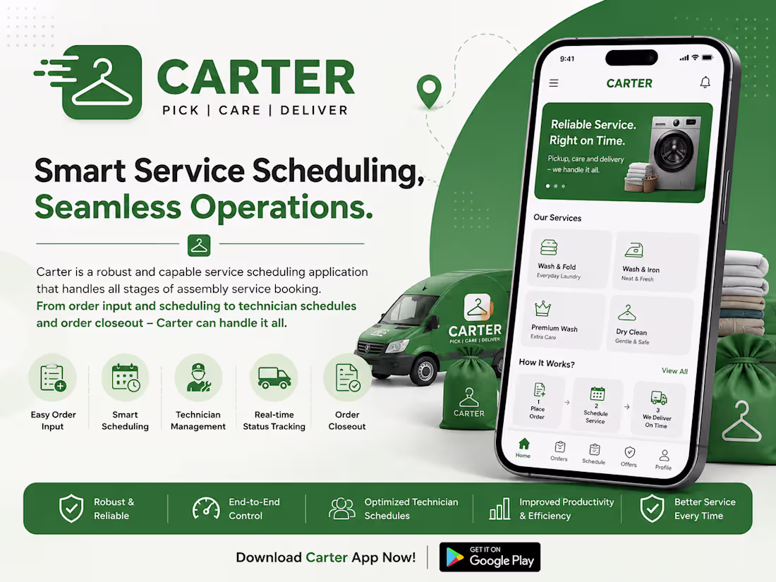 Cover image for Carter – Smart Service Scheduling
