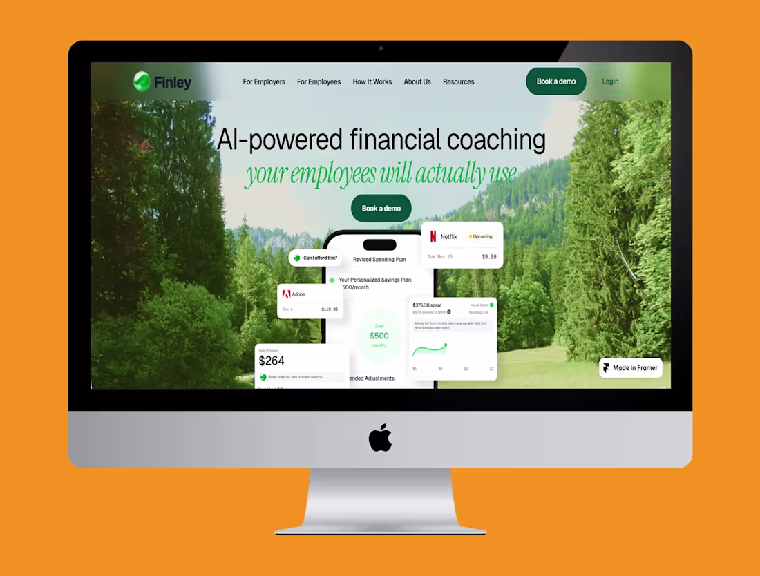 Cover image for Framer website design