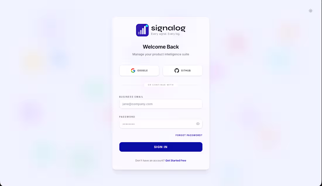 Cover image for Signalog App — Product Analytics,