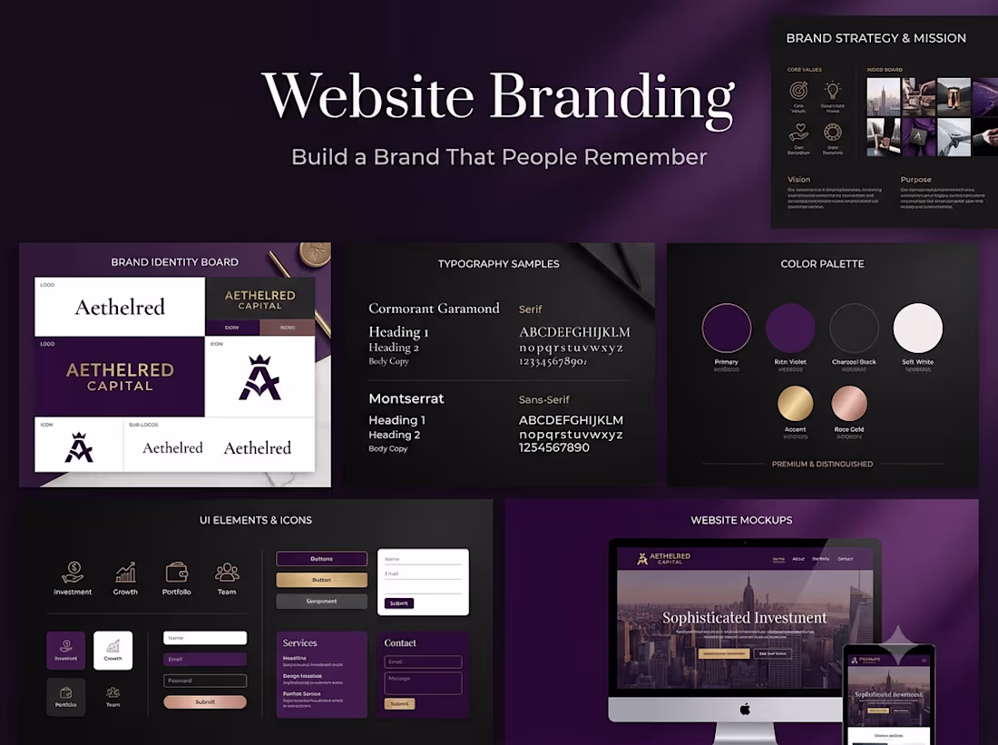 Cover image for Website Branding & Visual Identity