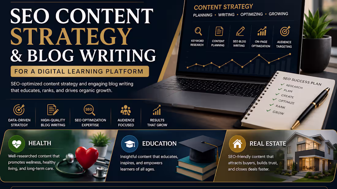 Cover image for SEO Content Strategy & Blog