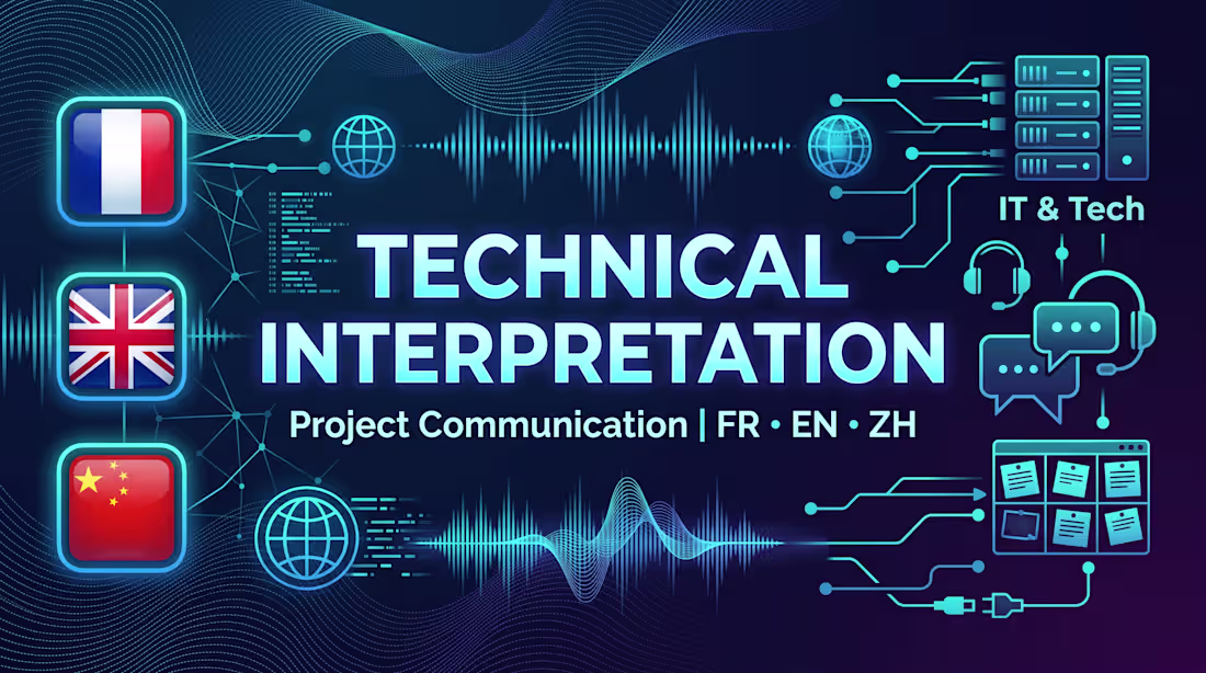 Cover image for Trilingual Technical Interpretation, EN / FR / ZH
