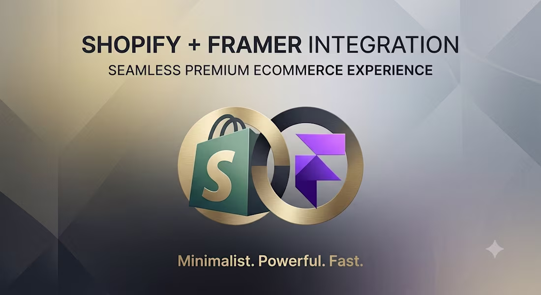 Cover image for Shopify + Framer Integration
