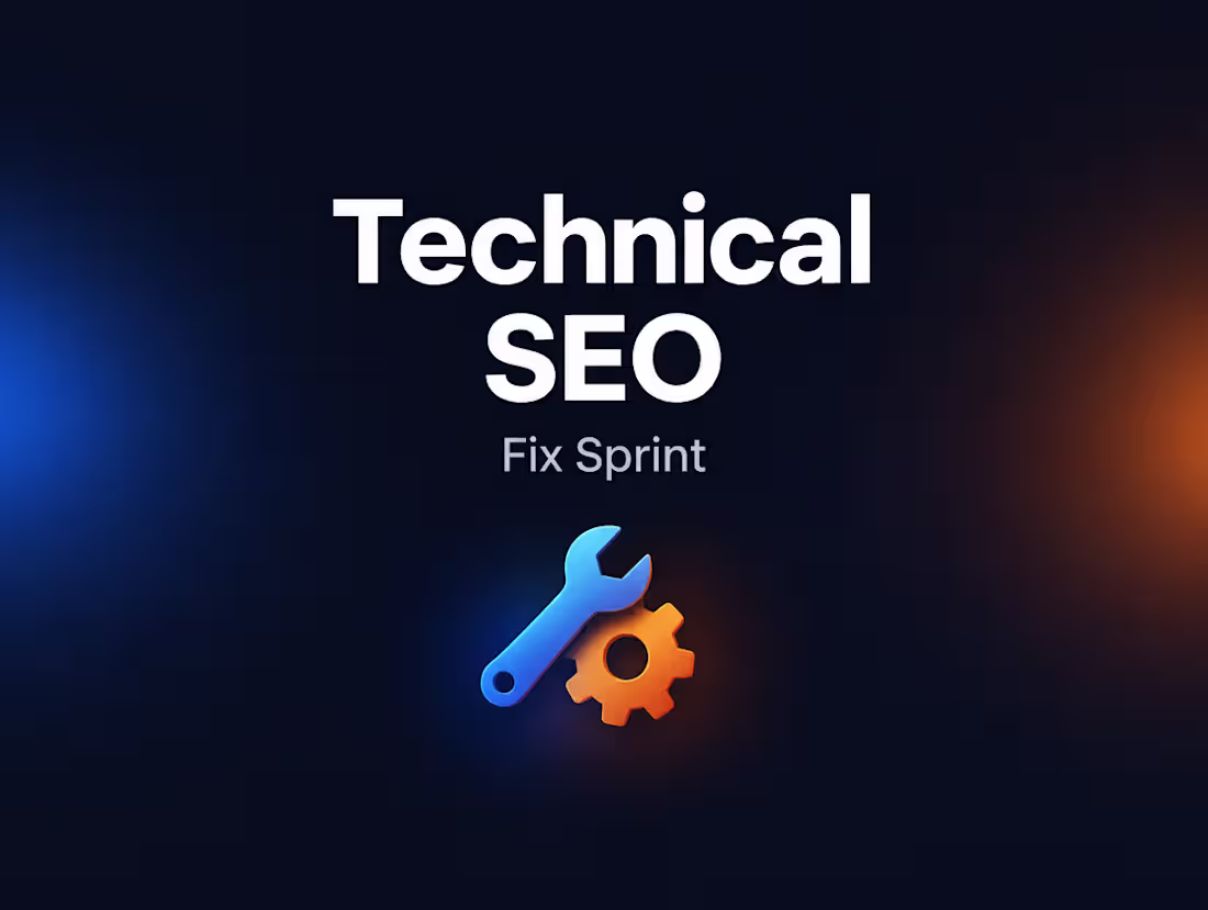 Cover image for Technical SEO Fix Sprint
