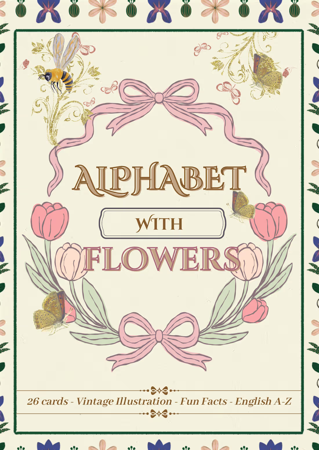 Cover image for Creative Design: Floral Alphabet Series.